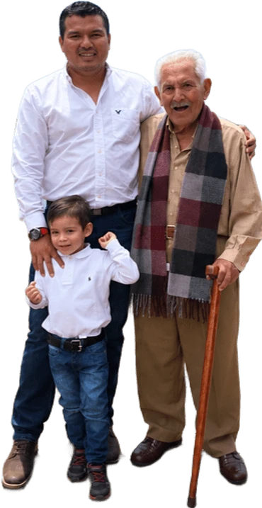 Tres generaciones de la familia Exporcor